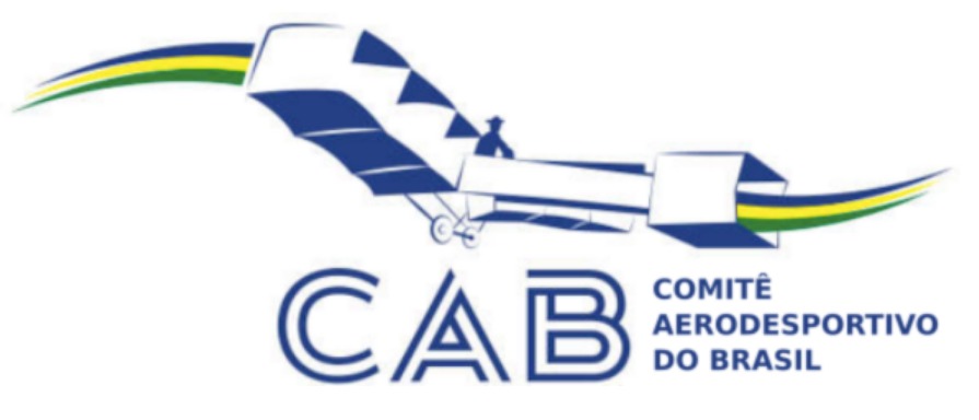 Logomarca clara do CAB Comitê Aerodesportivo do Brasil