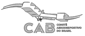 Logomarca escura do CAB Comitê Aerodesportivo do Brasil